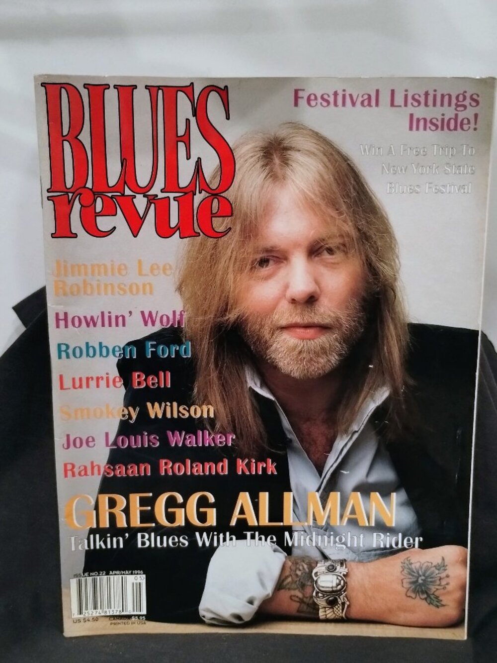 Blues Revue Magazine #22 1996 Gregg Allman No Mailing Label Allman Brothers